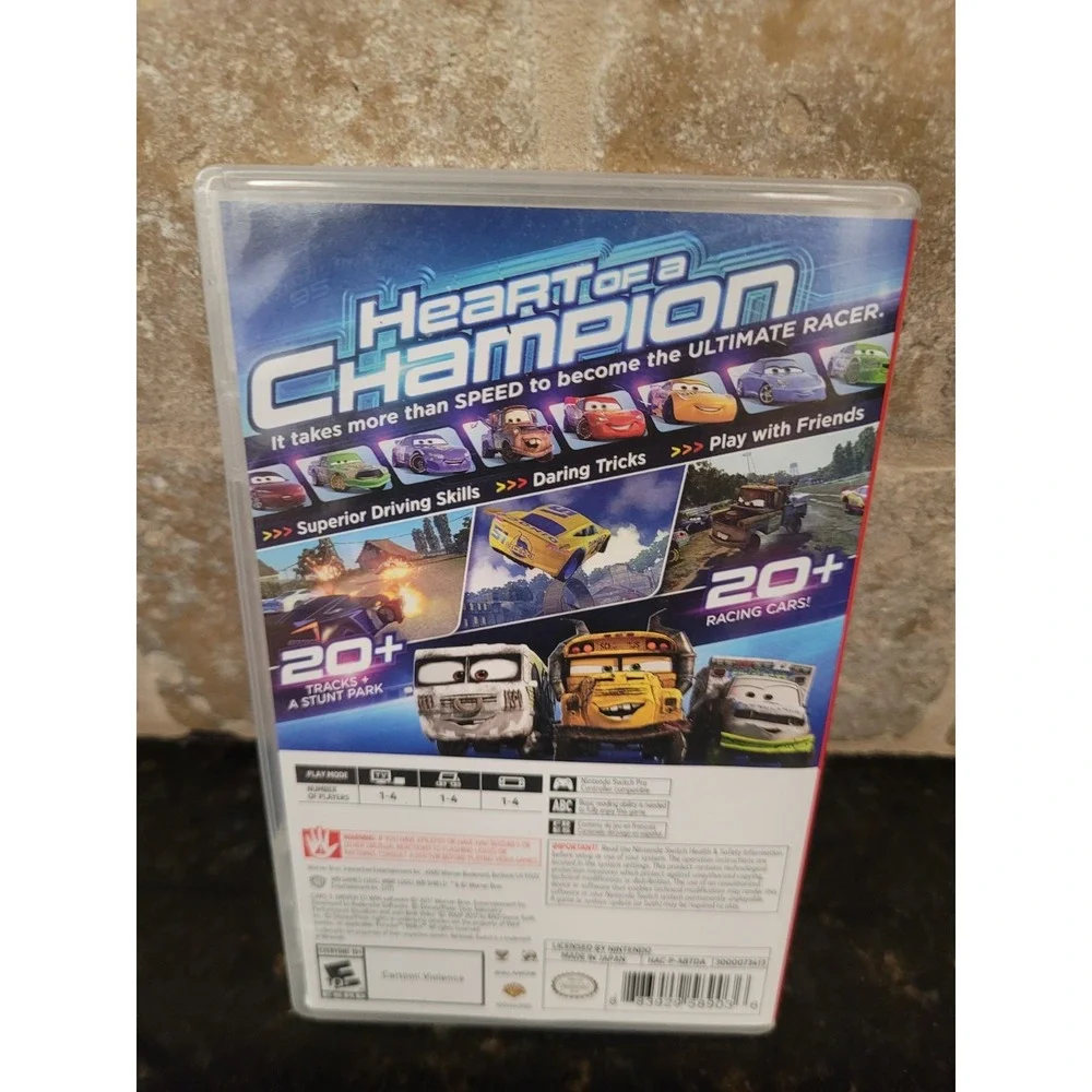 CARS 3: DRIVEN TO WIN NINTENDO SWITCH GAME Excellent Condition